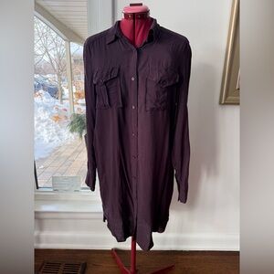 WILFRED FREE VERONIKA DRESS - AUBERGINE